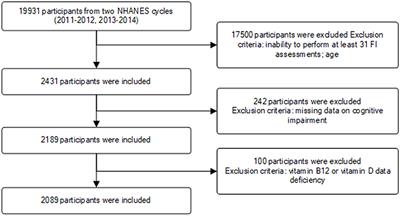 Cognitive frailty in relation to vitamin B12 and 25-hydroxyvitamin D in an elderly population: a cross-sectional study from NHANES